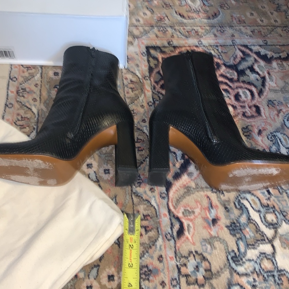 BY FAR Elliot snake print boots 38 leather - Picture 11 of 12